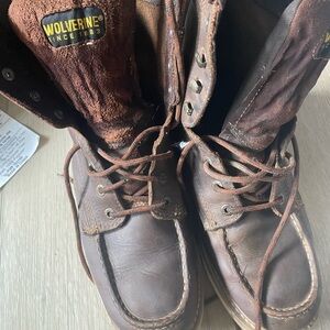 Wolverine Men's Dark Brown Leather Boots
